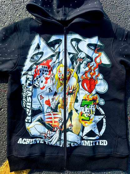 Life’s A Gamble Zip Up